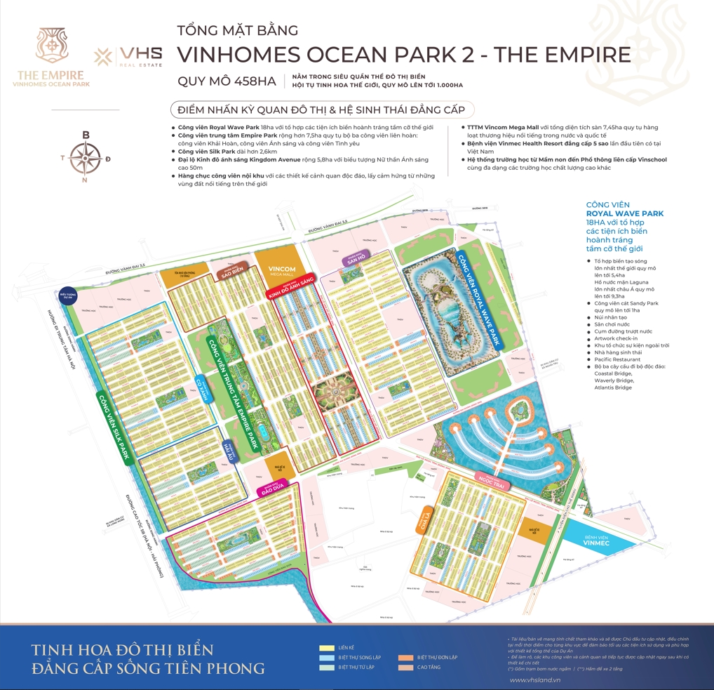 Quy hoạch Vinhomes Ocean Park 2