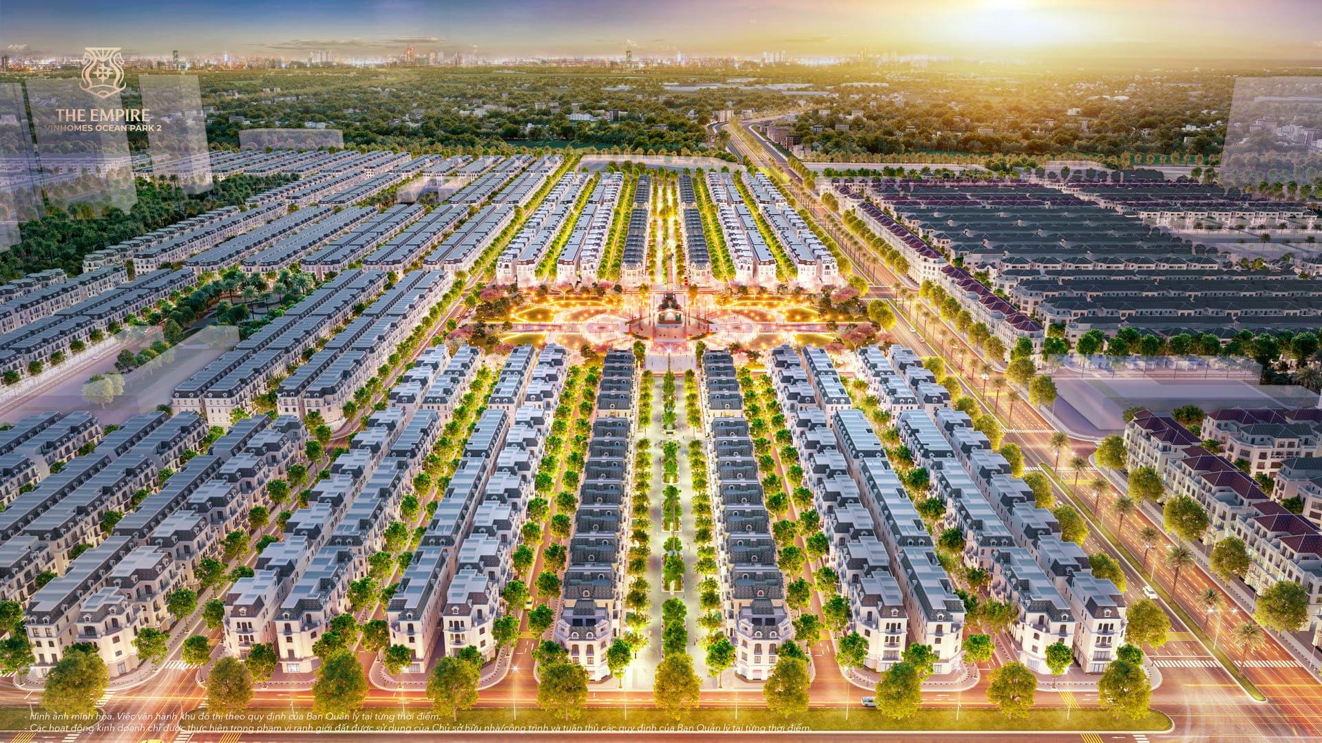Dự án Vinhomes Ocean Park 2 cung cấp nhiều loại hình sản phẩm bất động sản