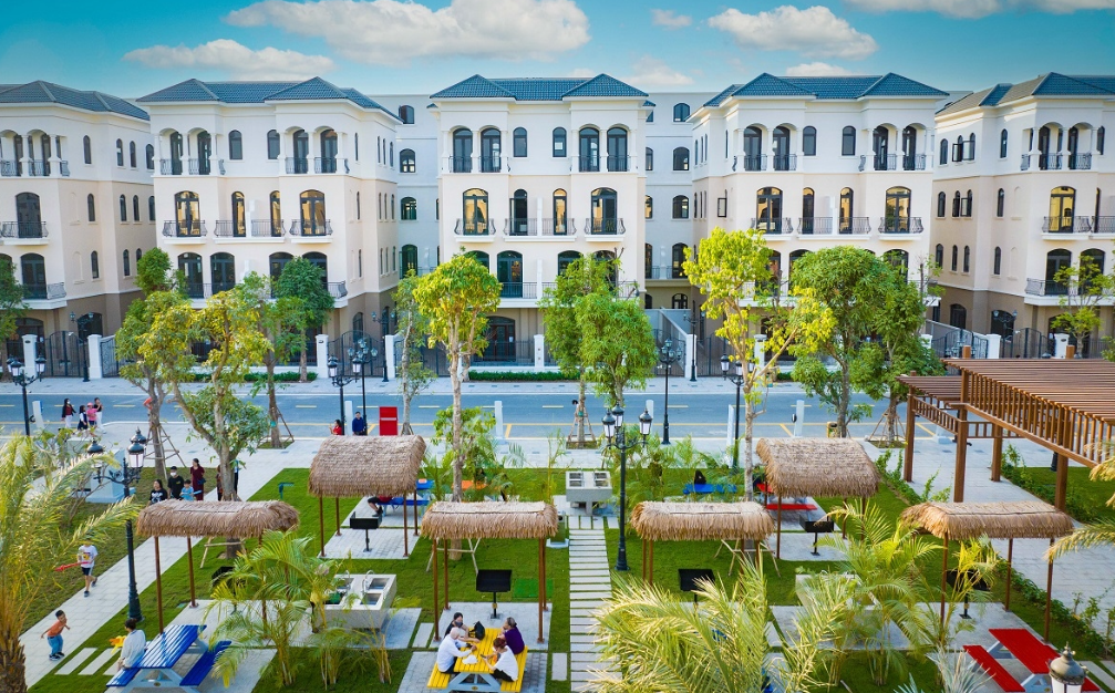 Chòi nghỉ tại Vinhomes Ocean Park 2 thoải mái nghỉ ngơi, tụ tập